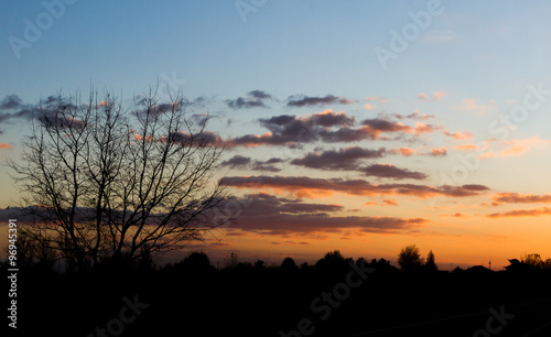 tramonto d'autunno