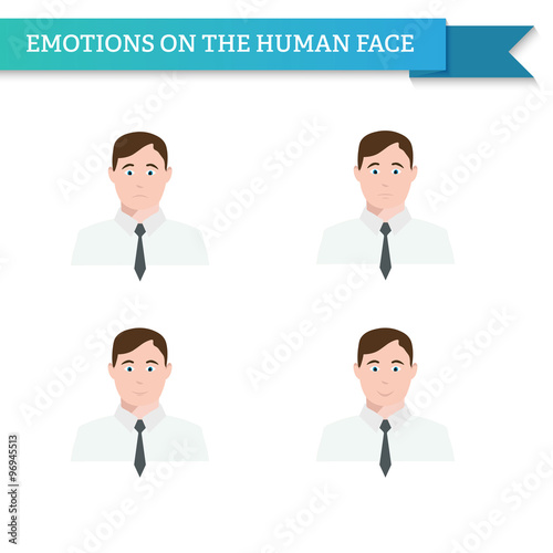 Avatar: man in tie emotions