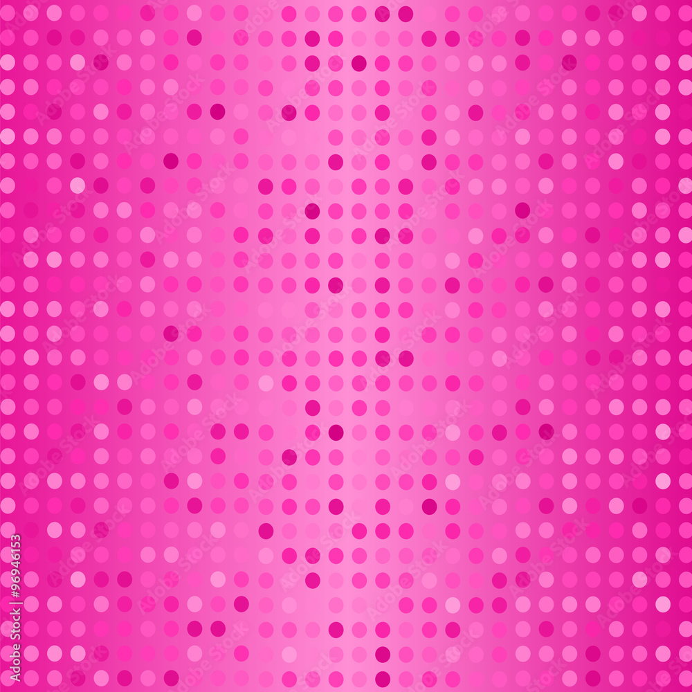 Vector Dots on Pink Background. Halftone Texture. Vector Dots on Pink Background. Halftone Texture.