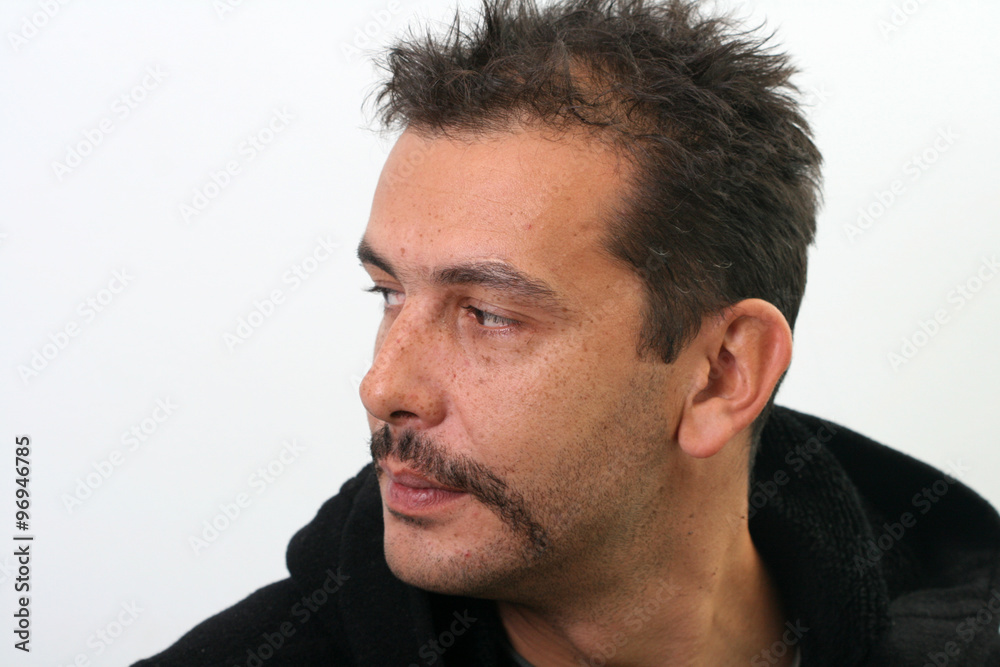 Obraz premium Man with mustaches