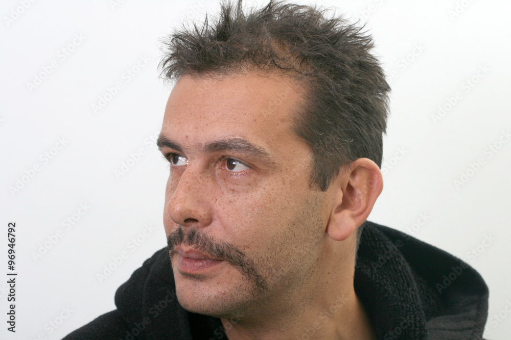 Obraz premium Man with mustaches