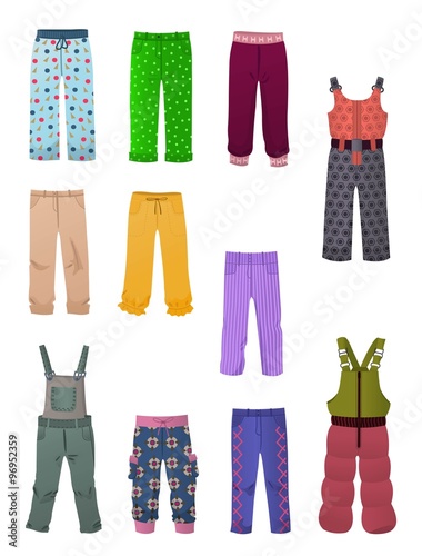 Pants for little girls
