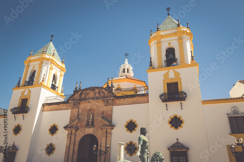 Ronda, Andalucia, Spain: Plaza Del Socorro Church