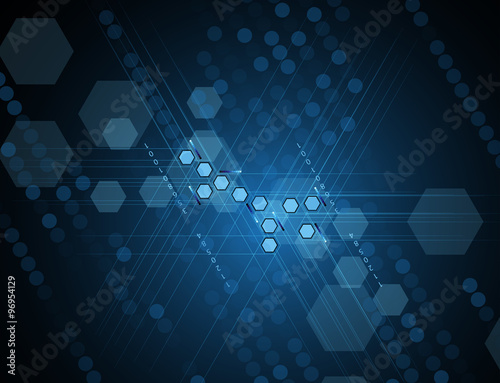 New future technology concept abstract background