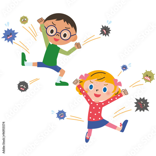 風邪に負けない子供