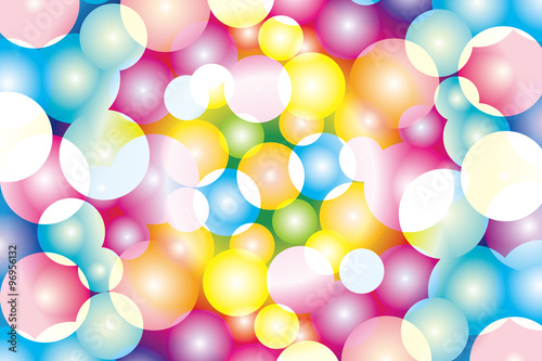 #Background #wallpaper #Vector #Illustration #design #free #free_size #charge_free #colorful #color rainbow,show business,entertainment,party,image 背景素材壁紙,虹彩,虹色,レインボーカラー,七色,カラフル,円,球,幻想的,夢,ファンタジー,にじ,