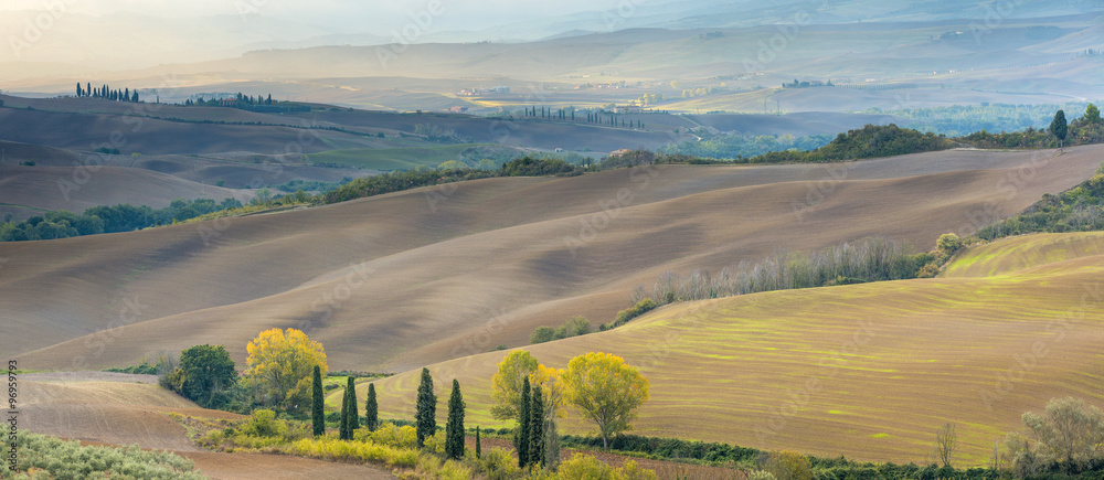 autumn day in Tuscany in Italy