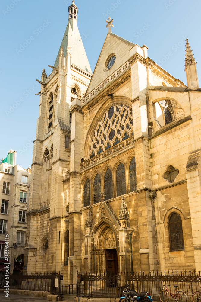 The church of  Saint Severin, Paris, France.