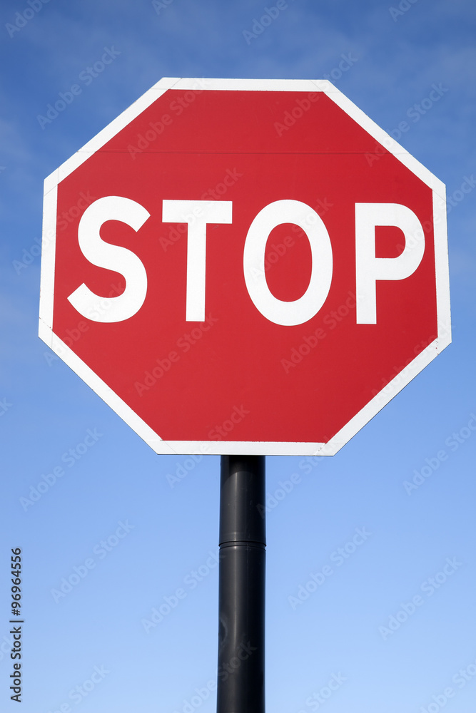 Red Stop Traffic Sign