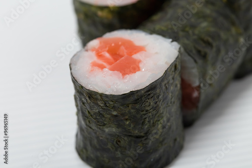 Wallpaper Mural Traditional japanese sushi roll. Torontodigital.ca