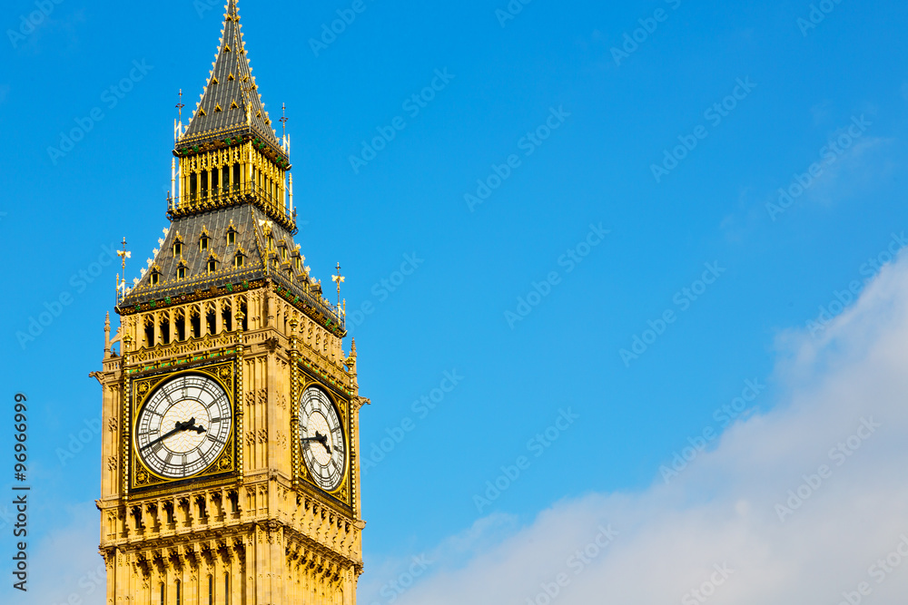 london big ben and historical old construction england  aged cit - obrazy, fototapety, plakaty 