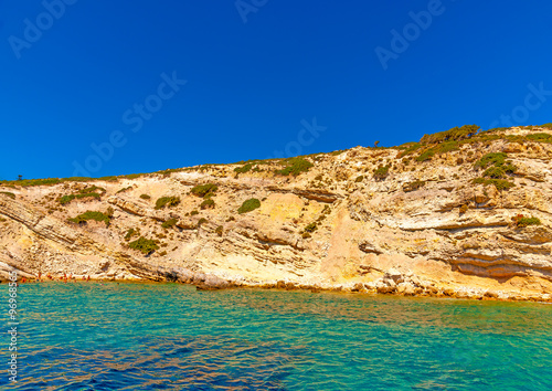 the small island Plati near Pserimos island in Greece