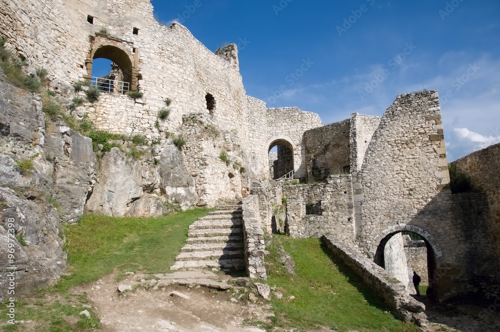 Spis castle in the northern Slovakia.