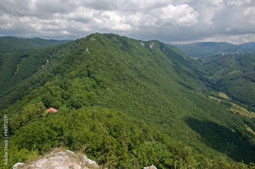Muranska planina from ruins of castle Muran  Cental Slovakia  Europe