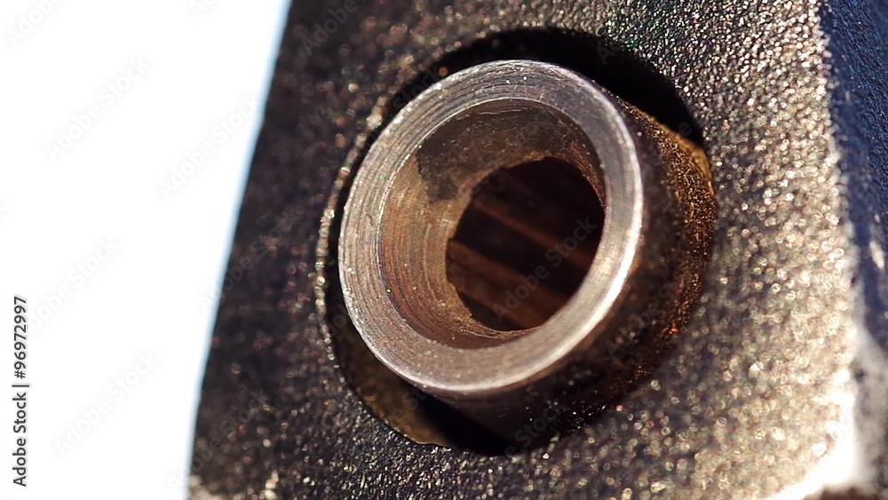 Airgun shooting five times, macro close-up, FullHD, 30 fps Airgun shooting five times, macro close-up, FullHD, 30 fps