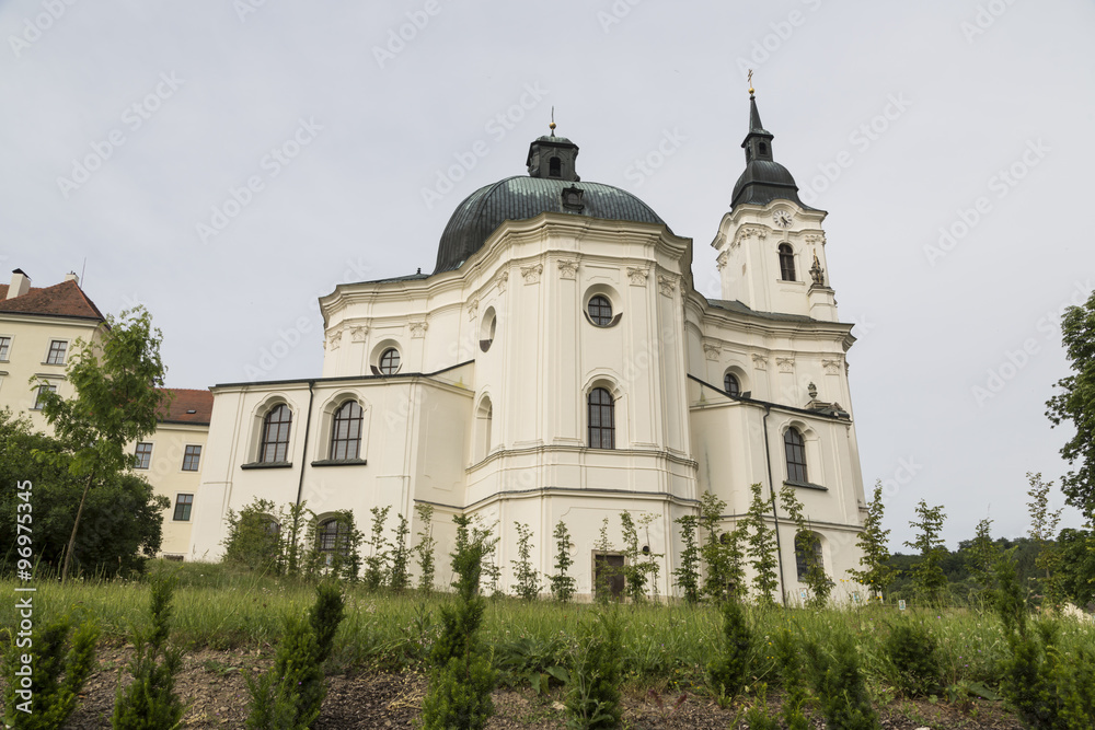 Pilgrimage Church and monastery in Krtiny village, Czech Republic