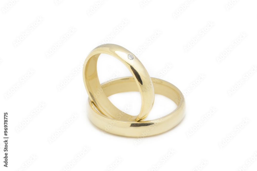 Gold wedding rings with diamonds Gold wedding rings with diamonds