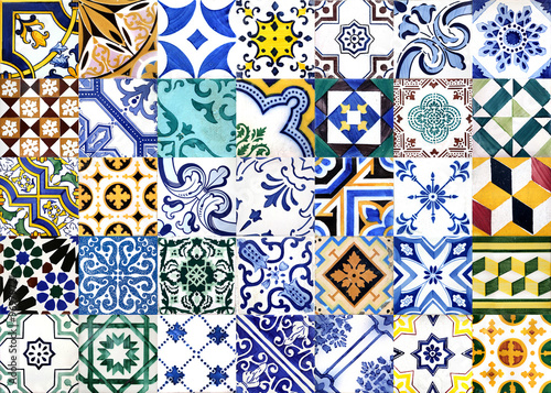 Portuguese glazed tiles