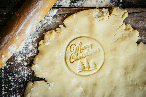 Making merry christmas cookies