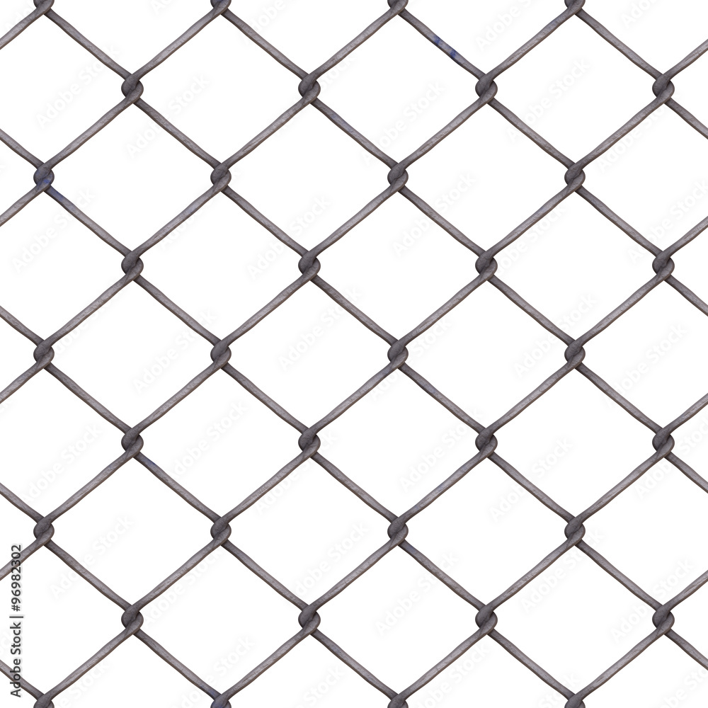 Naklejka premium maschendraht hintergrund nahtlos chain link background seamless