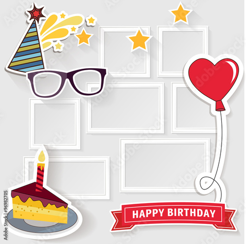 Birthday photo frame