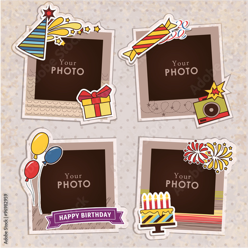 Birthday photo frame
