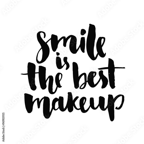 Fotografie Smile is the best makeup