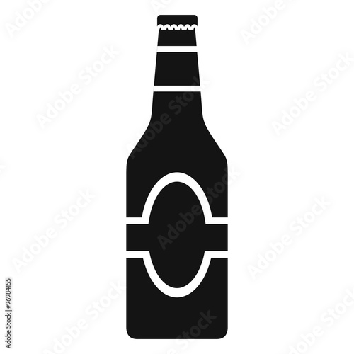 Bottle black icon
