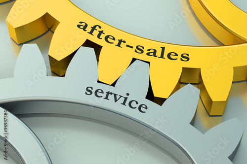 after-sales service on the gearwheels photo