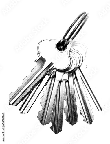Keys on key ring