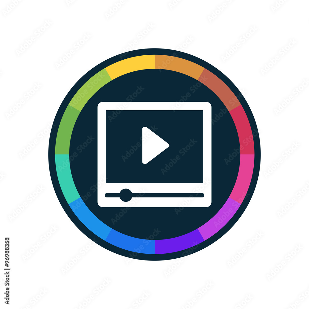 Colorful Web-Button Colorful Web-Button