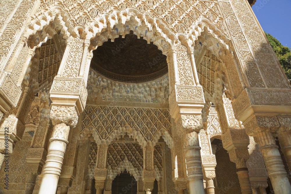Alhambra, Granada, Löwenhof ,Detail