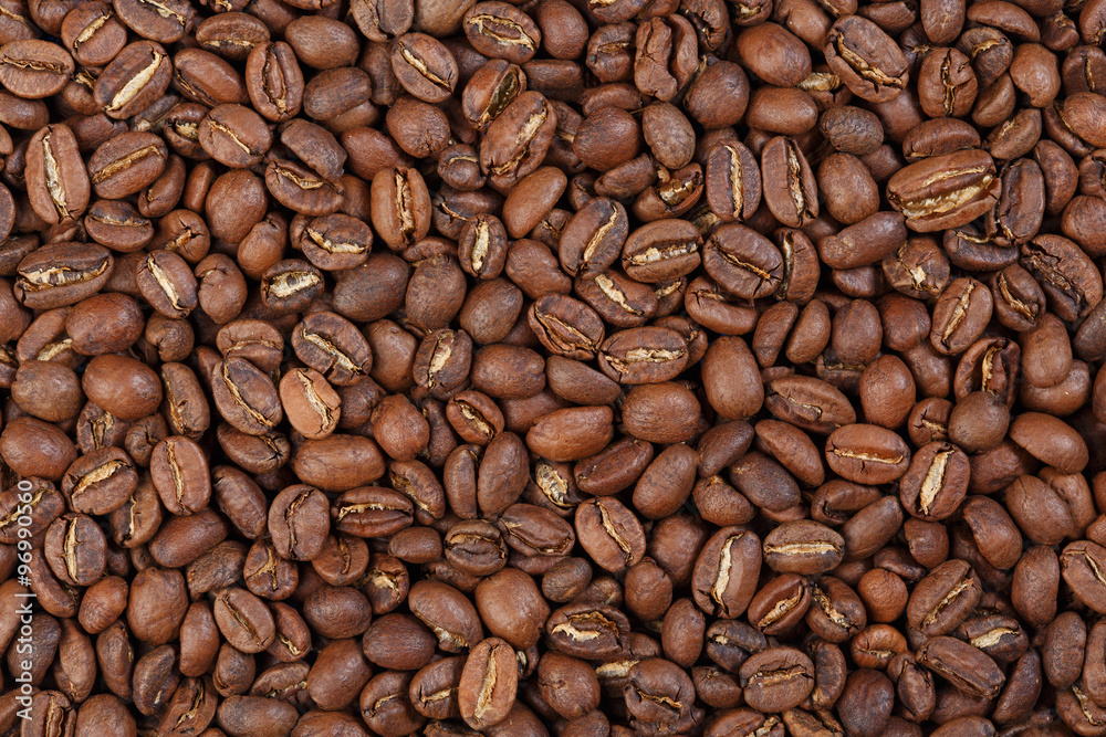 Fototapeta premium Texture of Ethiopia Sidamo (gourmet coffee).