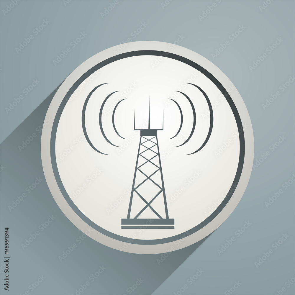 Telecommunications tower icon Telecommunications tower icon
