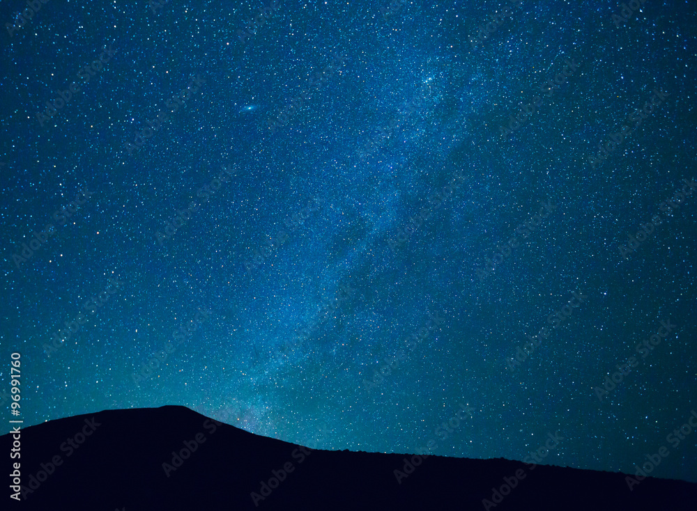 Fototapeta premium Night Sky with Stars and Galaxy