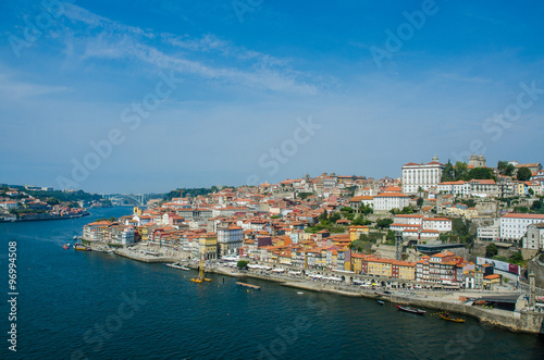 Fototapeta Naklejka Na Ścianę i Meble -  View of Porto city on summer day
