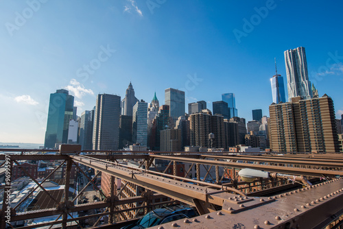 Panorama of downtown Manhattan in New York © Elnur