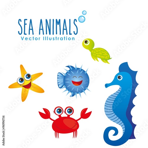 sea animals design 