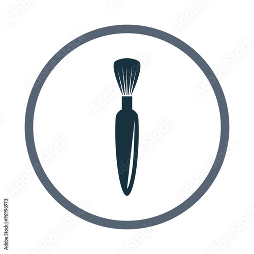 Cosmetic brush icon