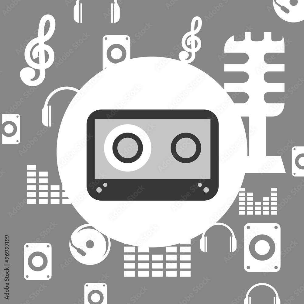 Obraz premium music lifestyle design