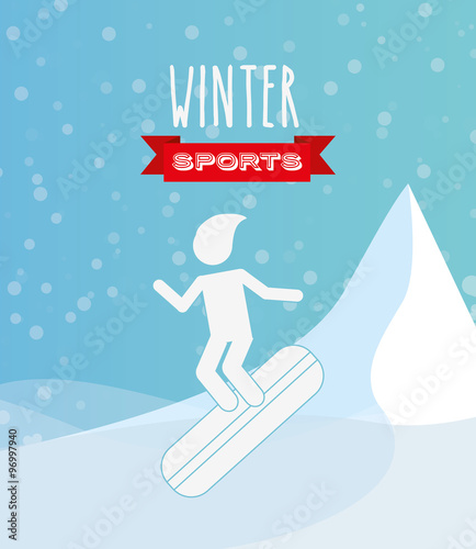 winter sports design 
