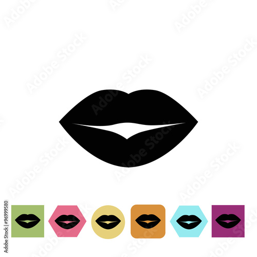 Women mouth icon