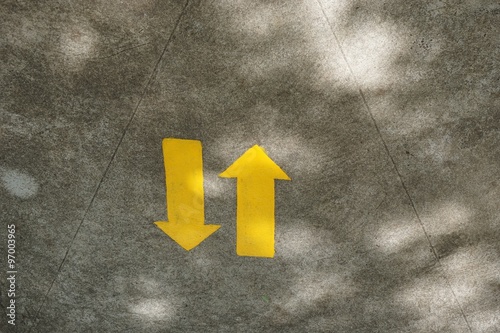Arrow go back and forth