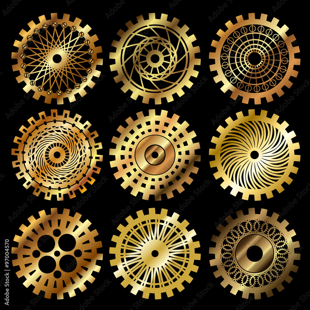 the steampunk gears the steampunk gears