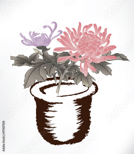 mum in pot