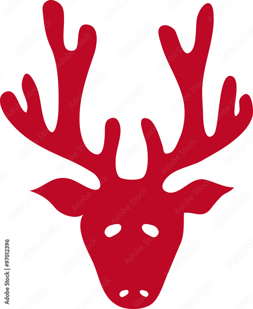 Rudolph - Rentier in Rot