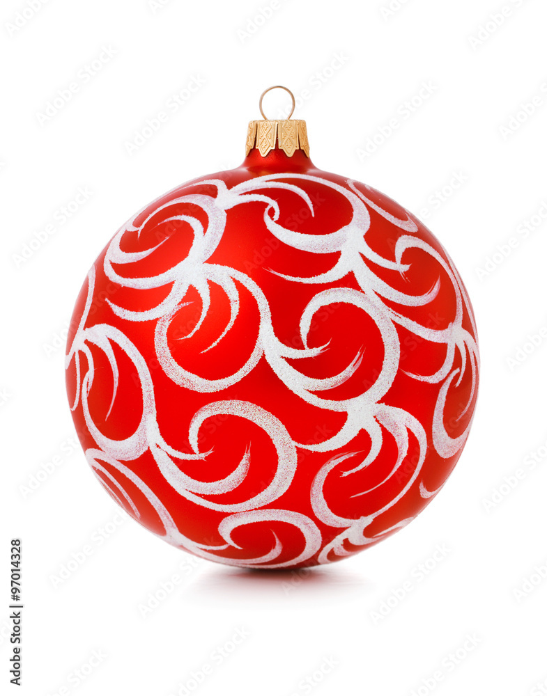 christmas ball isolated on white background christmas ball isolated on white background