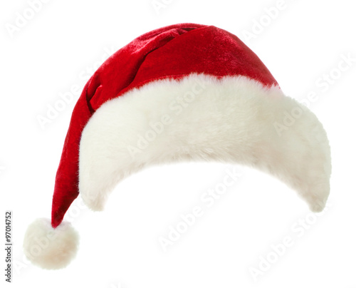 santa hat isolated on white background