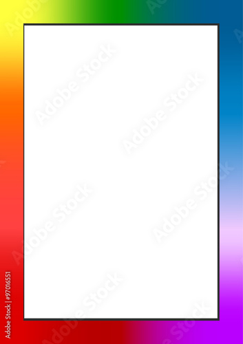 Vector colorful frame with place for text or picture © firstpentuer