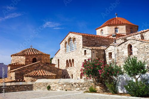 Panagia Ekatontapyliani, Byzantine church in Parikia town, Paros, Greece